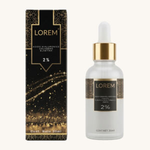LOREM Serum Facial Ácido Hialurónico Puro 2% con Peptidos de Colágeno y Elastina. 30 ml